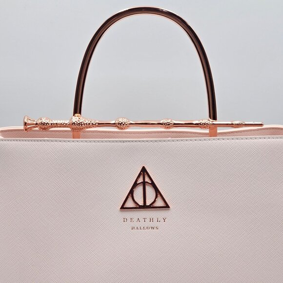 Loungefly Harry Potter Deathly Hollows Elder Wand Rose Gold Crossbody Handbag main image 6